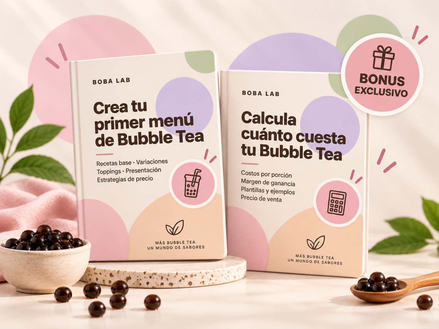 Bonus incluidos en BOBA LAB